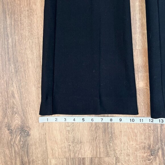 Express Retro Look Black 70’s Sailor High-Waisted Gold Button Flare Dress Pant 6 - Picture 5 of 11